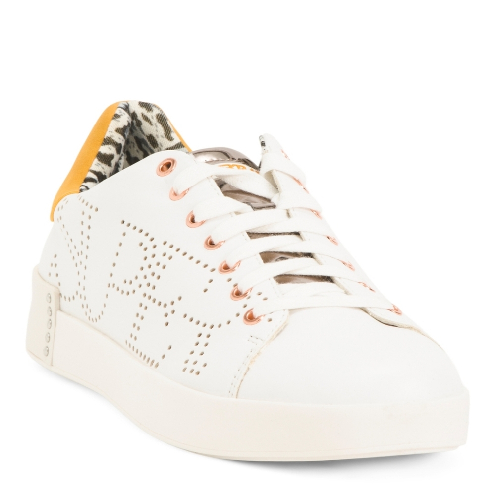 SUPERTRASH SNEAKERS brand new SIZE 40 white/yellow LEWI LOGO